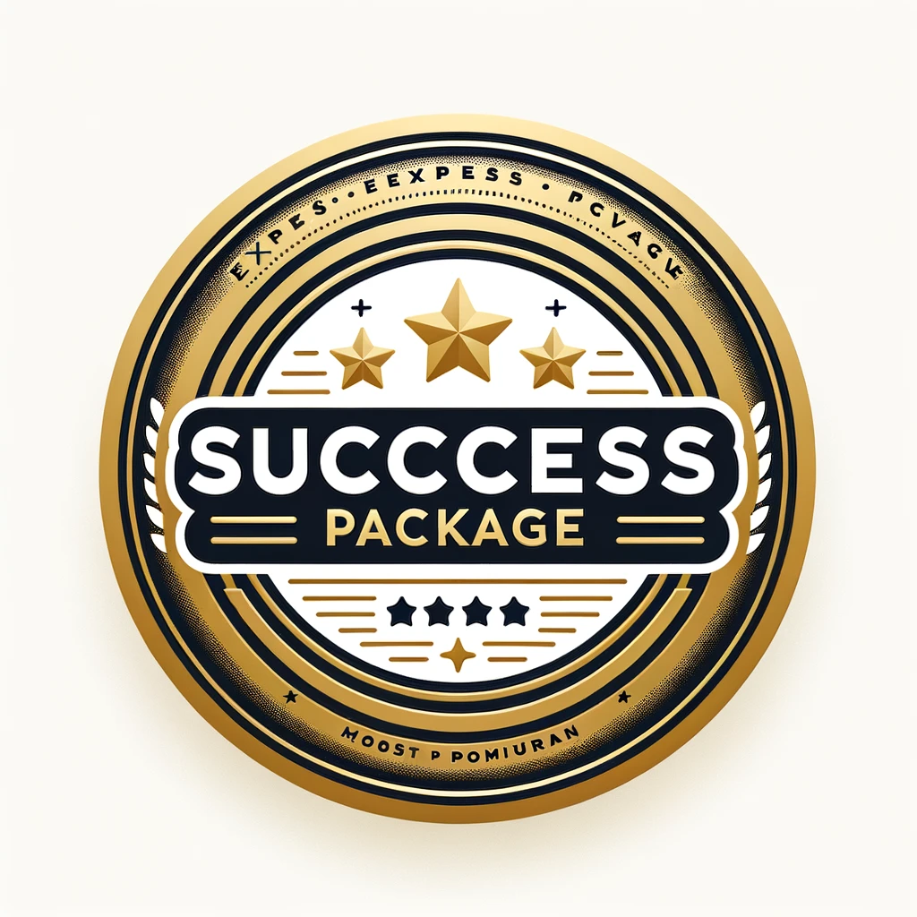 Success Package badge with option to pay upon successful milestones